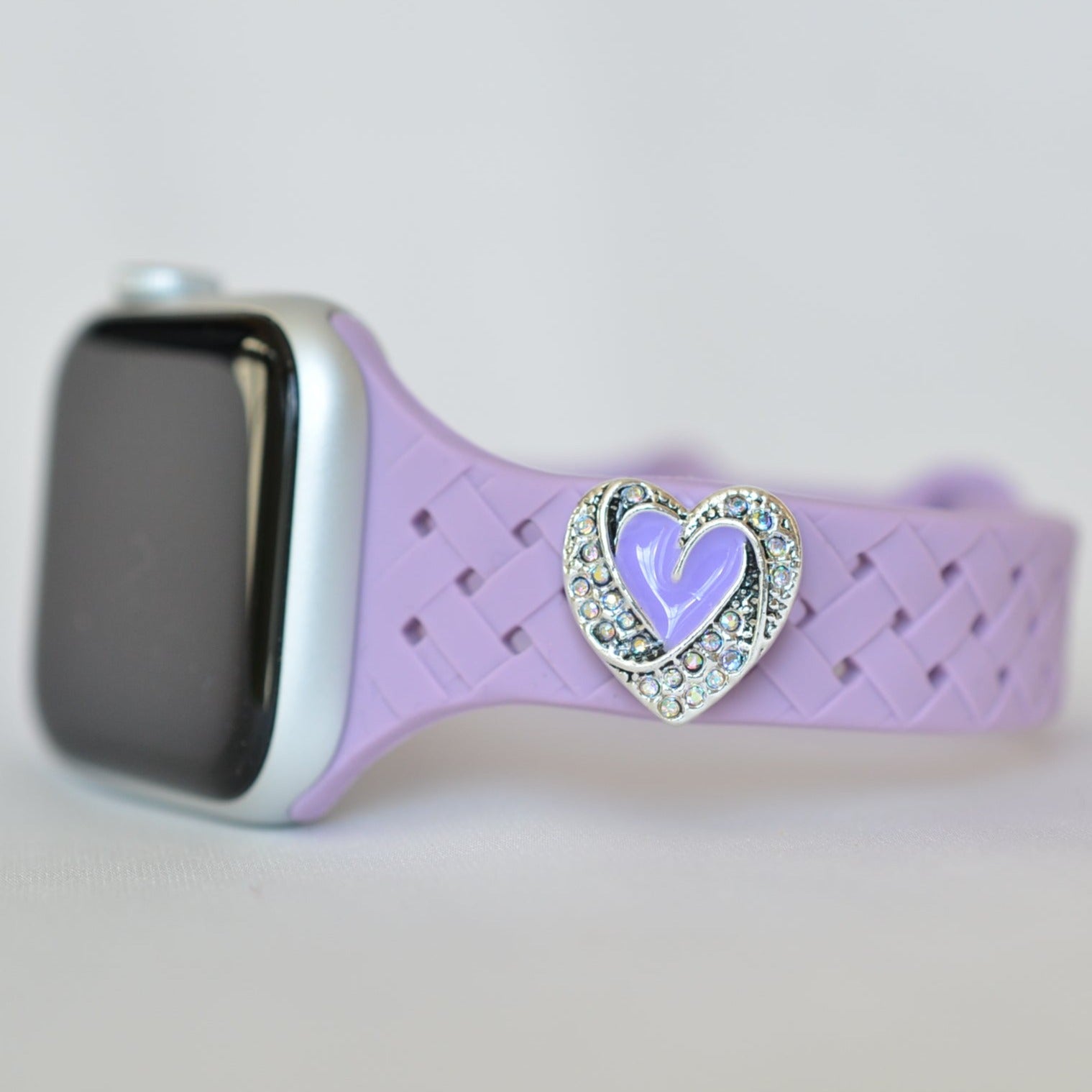 Rose Purple Apple Band with Charm