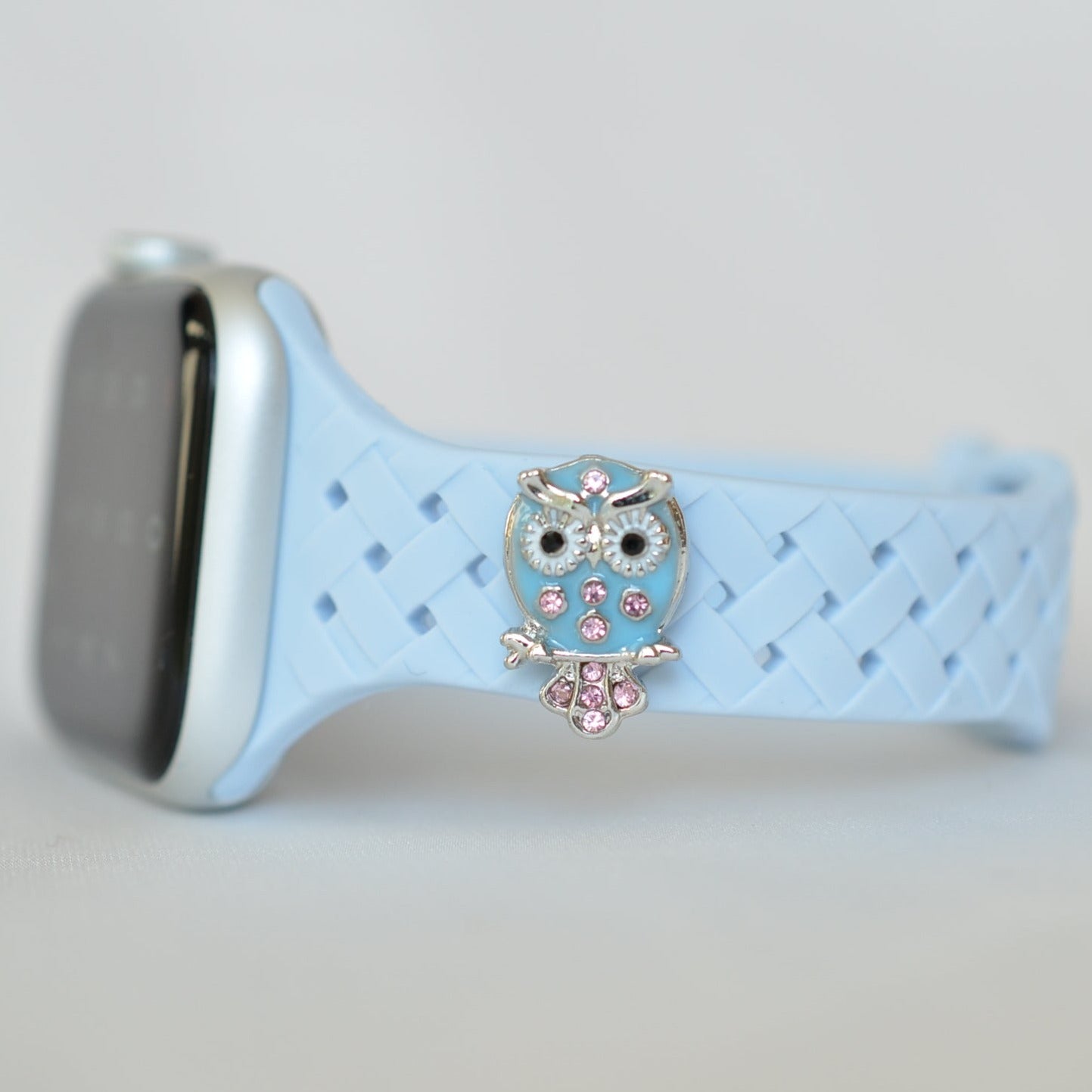 Light Blue Apple Band with Charm