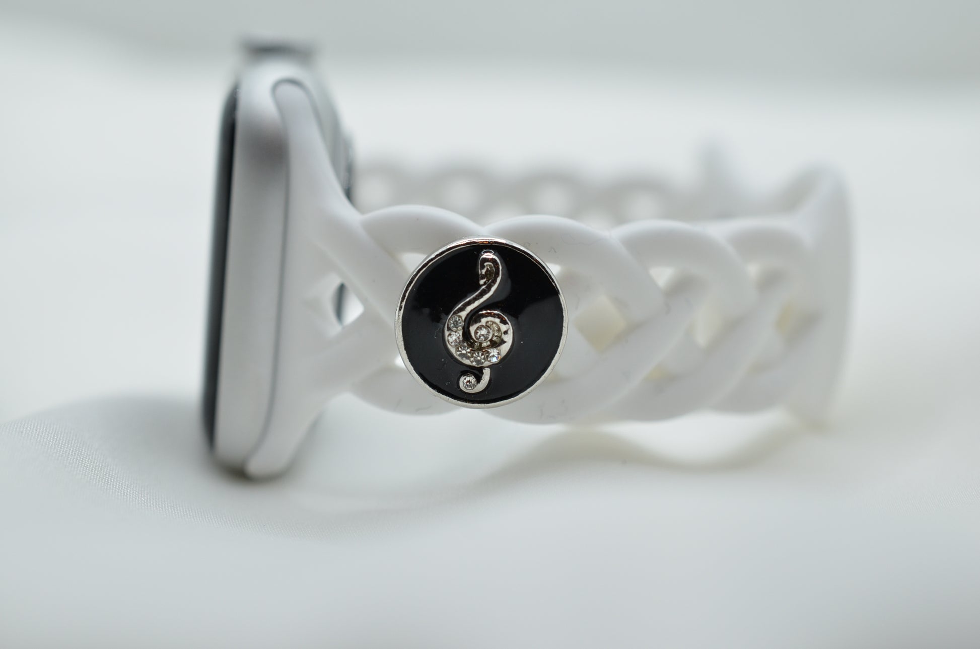 Music Note Charm for Belts, Bags and Watch Bands