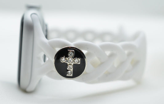 Cross Charm for Watch Bands, Belts and Watch Bands