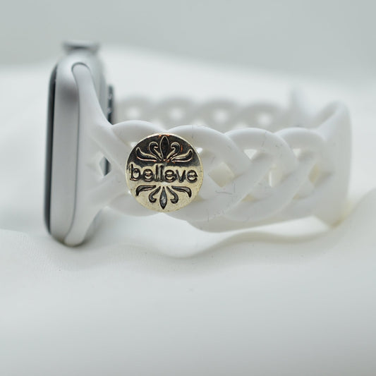 Believe Charm for Belts, Bags and Watch Bands