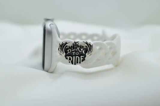Born to Ride Charm for Belts, Bags and Watch Bands
