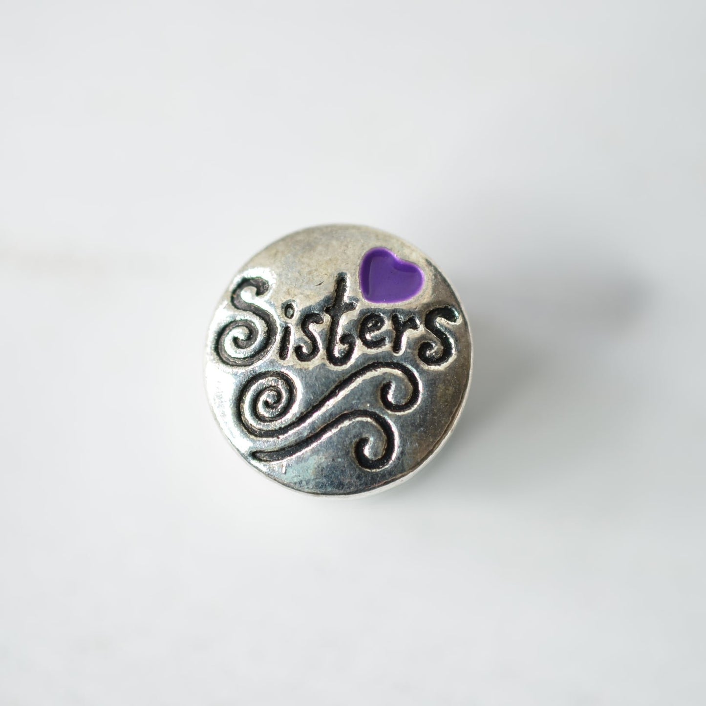 purple sisters charm for watch bands