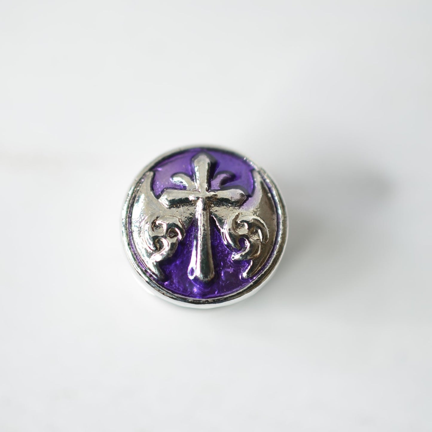 purple cross charm for watch bands