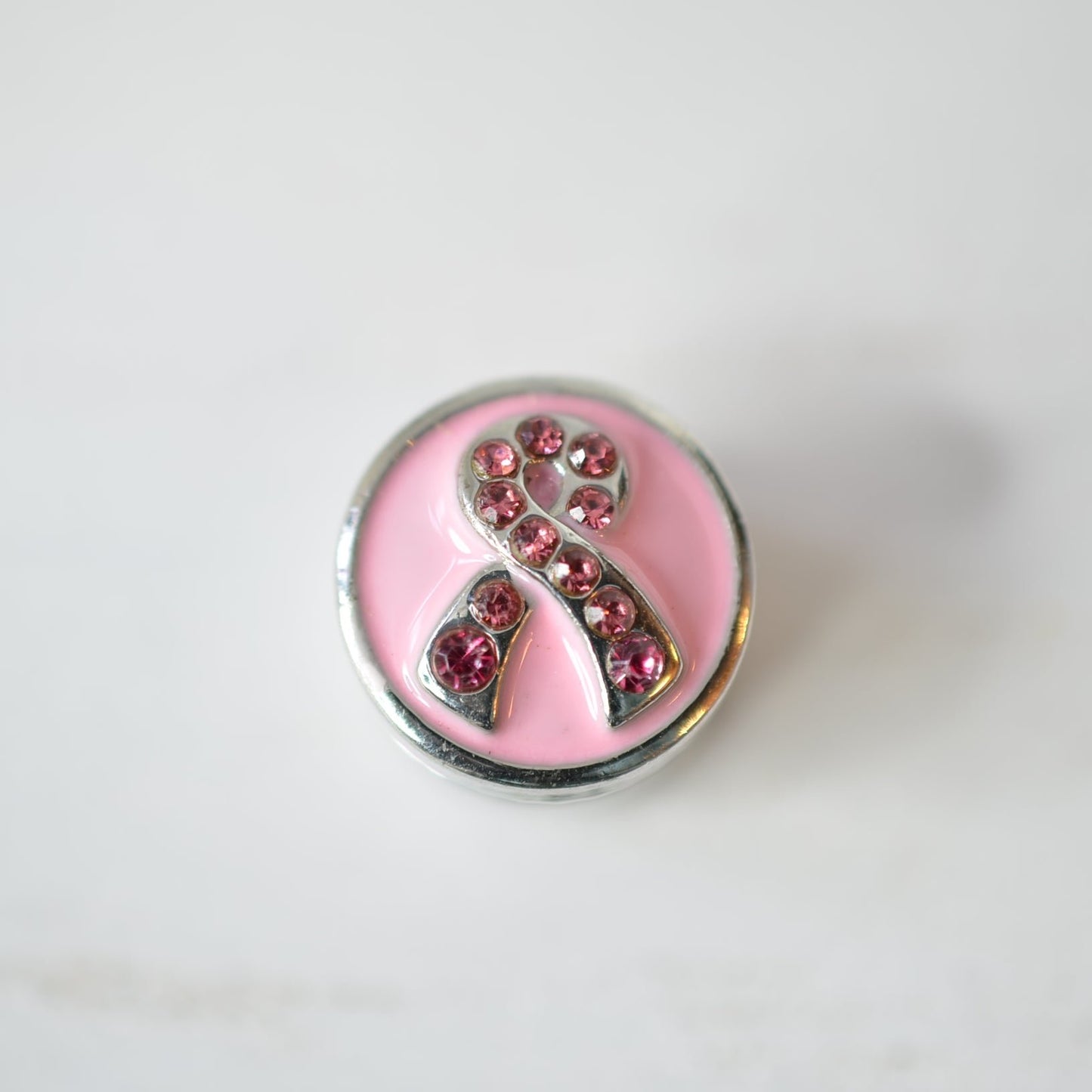 breast cancer watch band charm