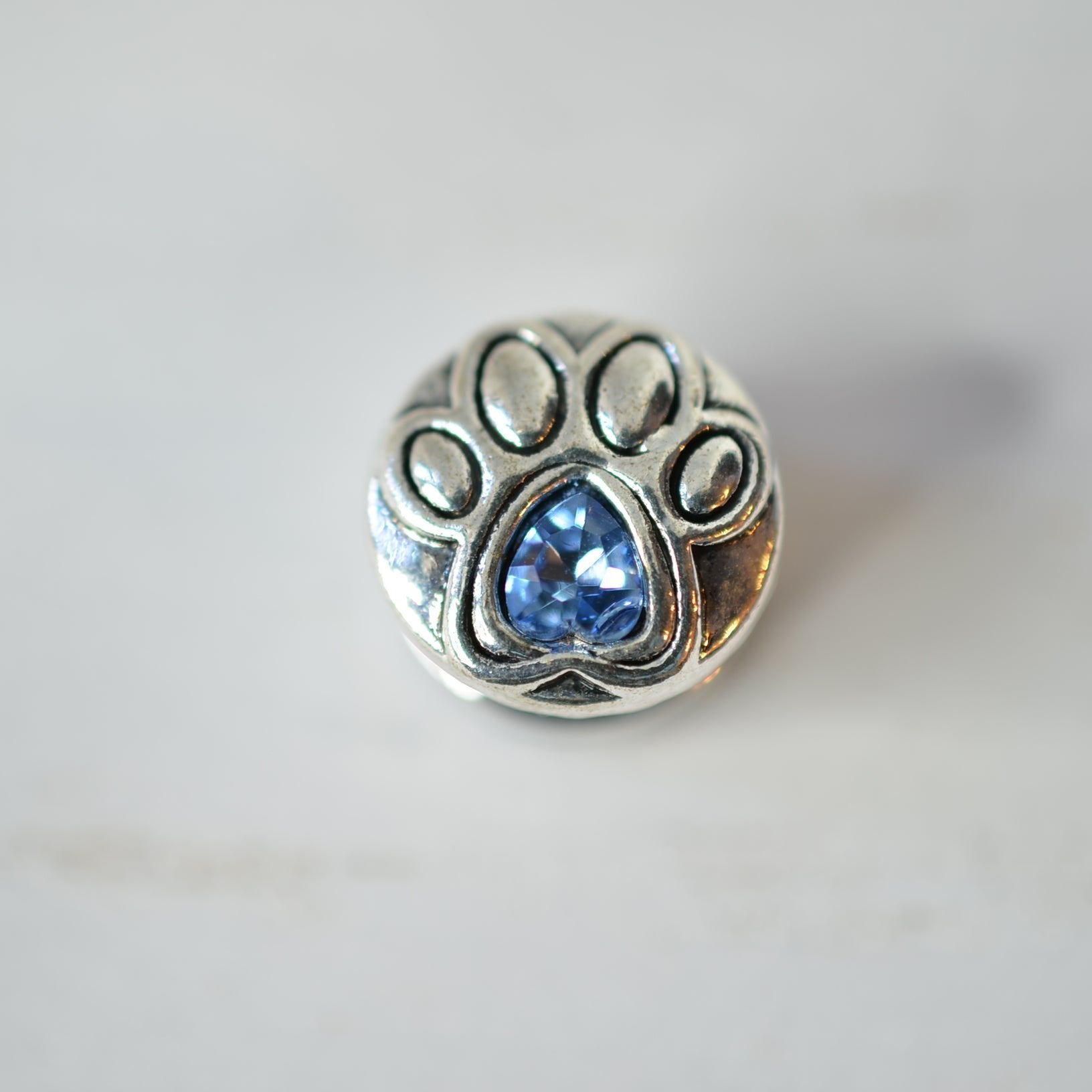 dog paw watch band charm 