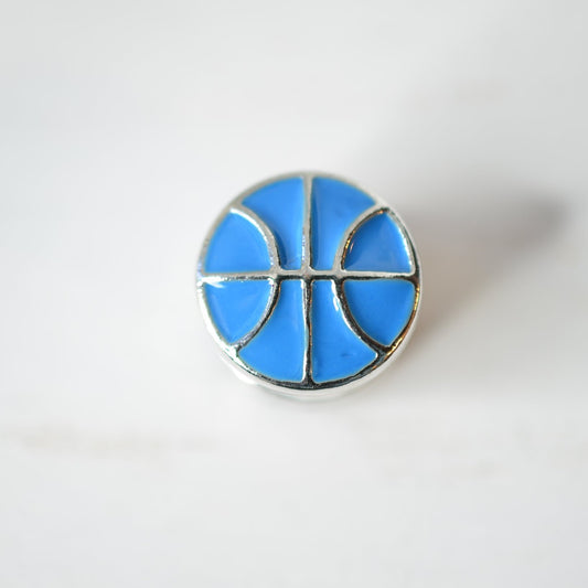 Blue basketball charm