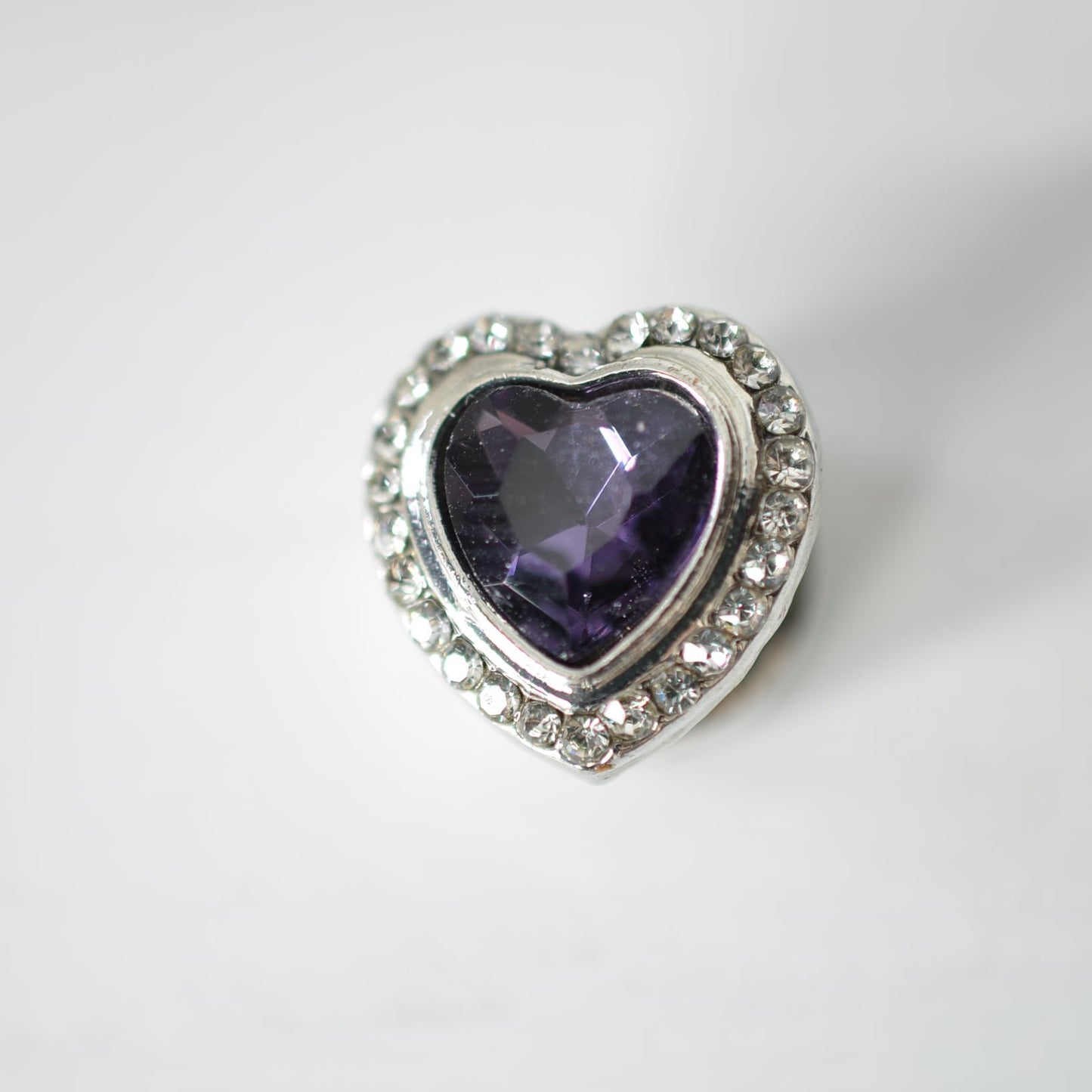 purple heart charm for watch bands