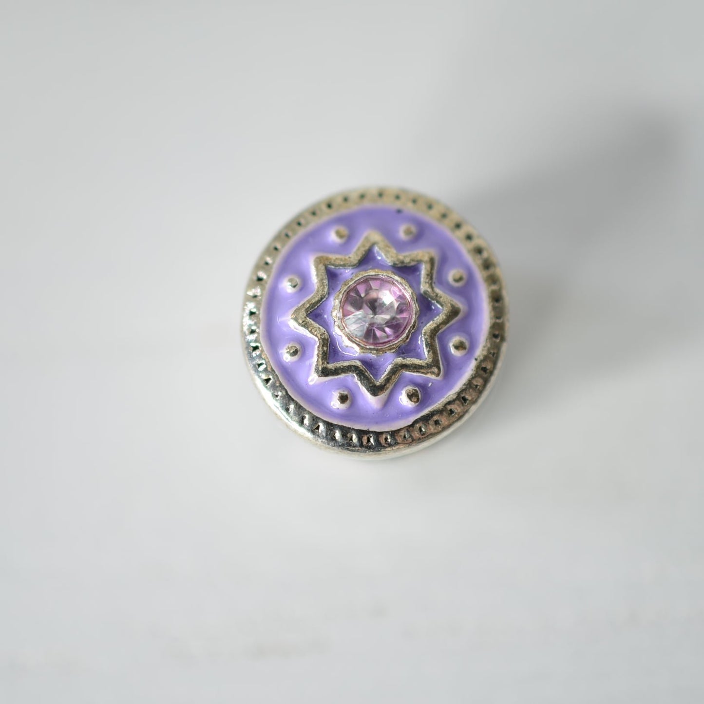 purple designer charm for watch bands