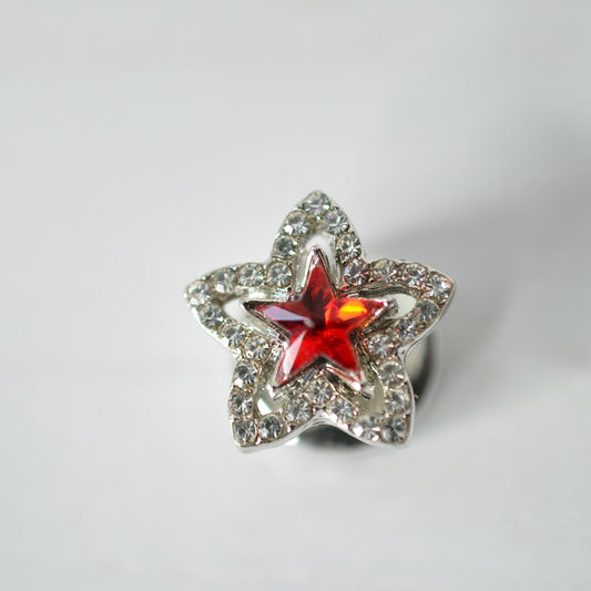 red  star charm for watch bands