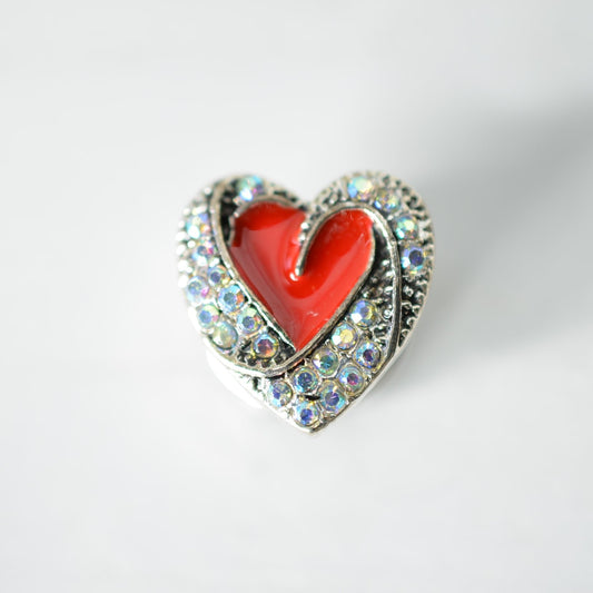 red heart charm for watch bands