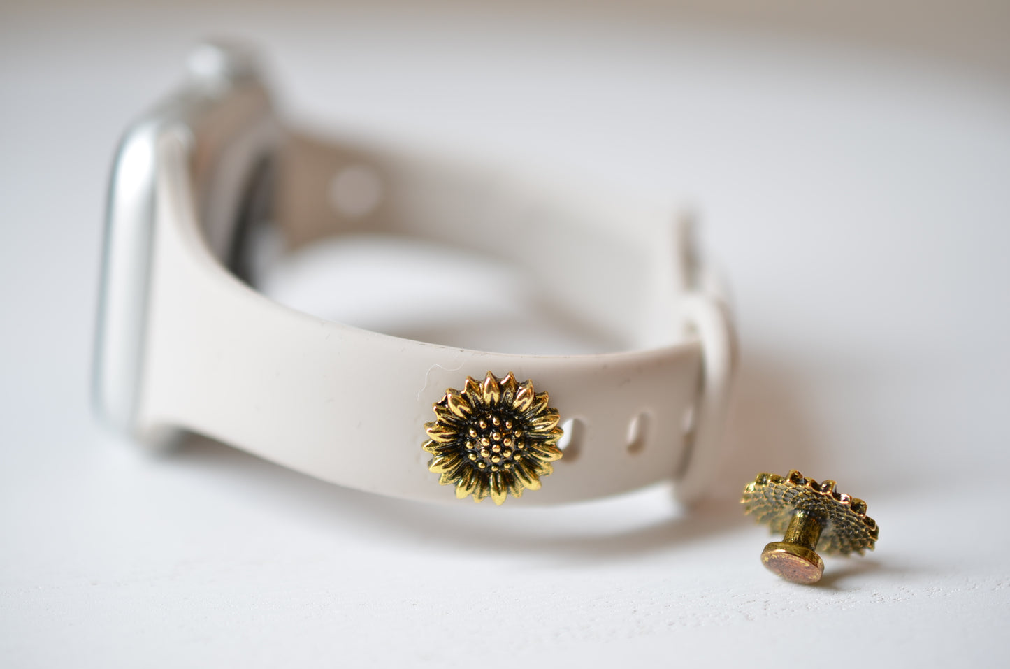 Sunflower Watch Band Charm