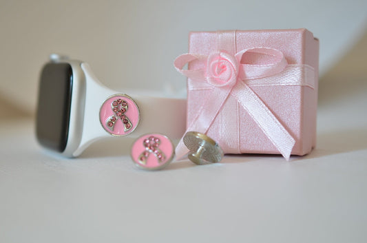 Pink Breast Cancer Charm
