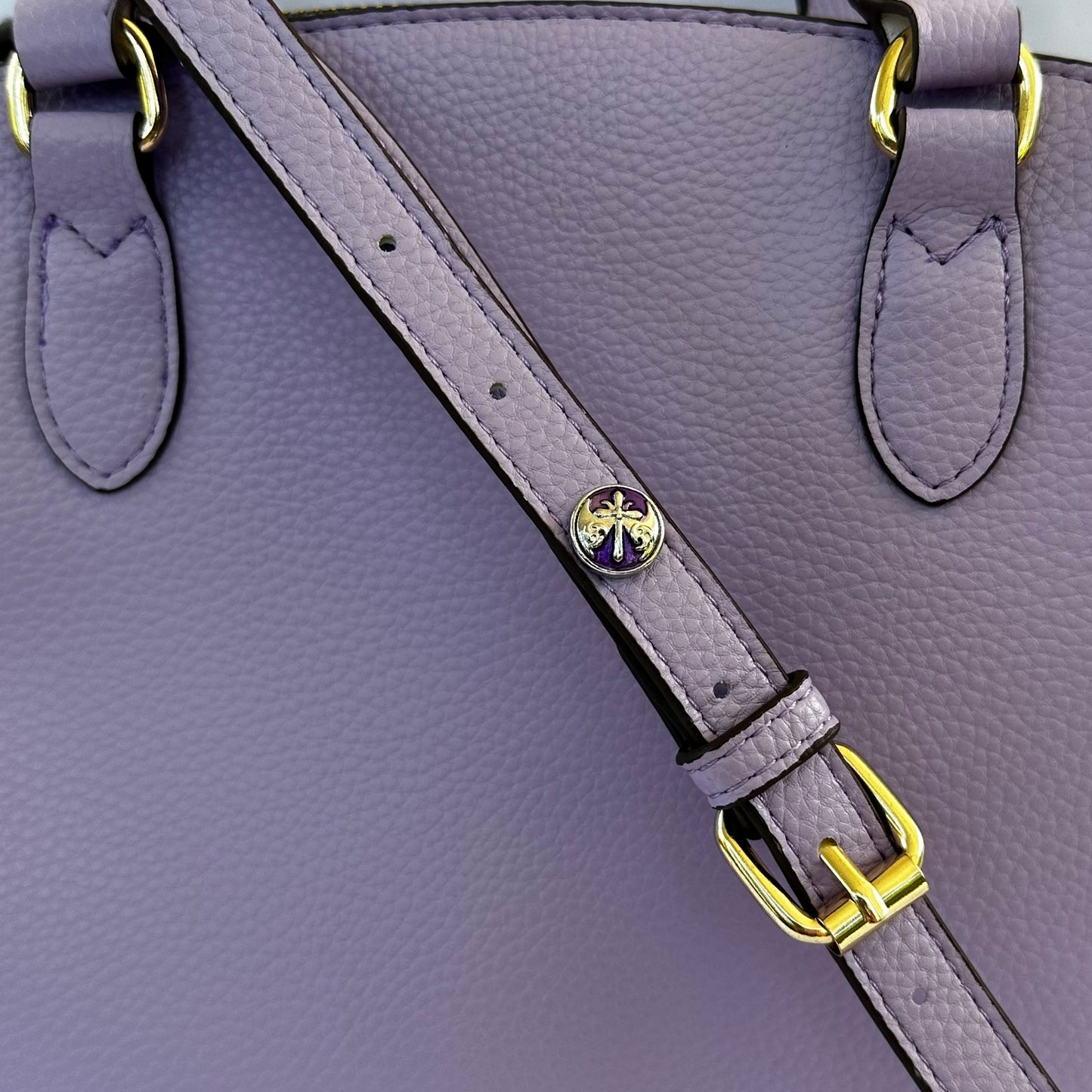 Purple Cross Belt, Bag and Watch Band Charm
