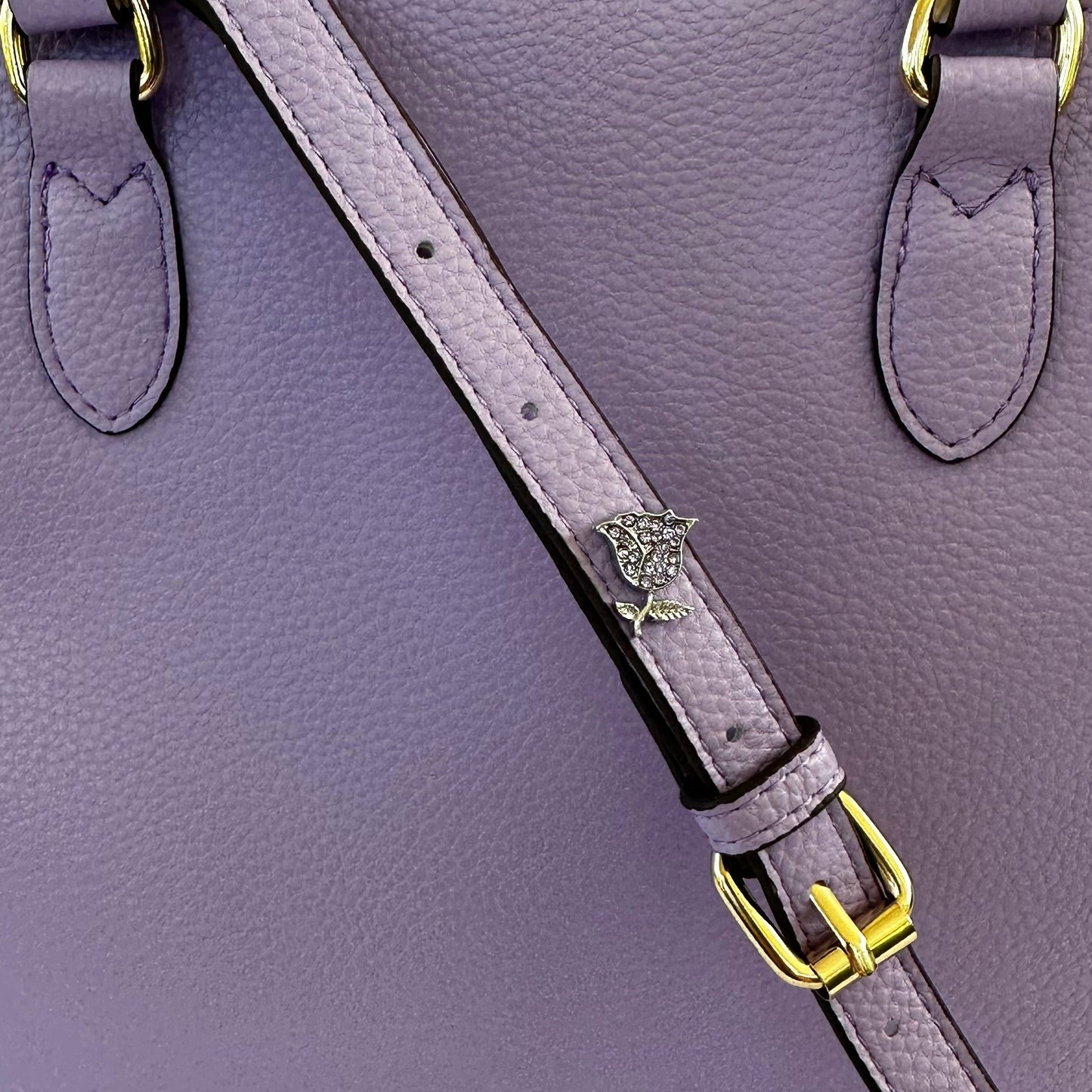 Purple Rose Bag, Watch Band Charm 