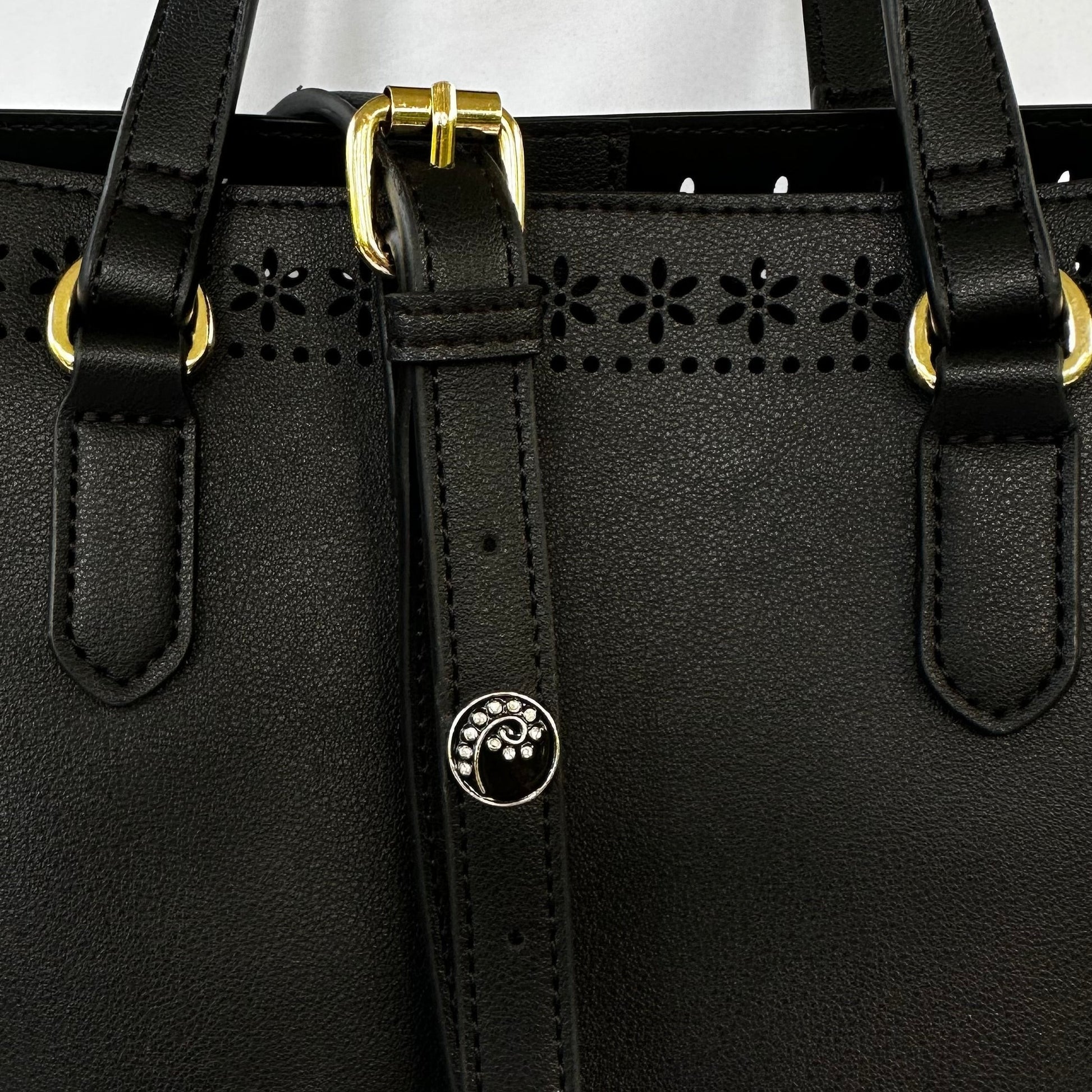 Black Design Belt and Bag Charm 
