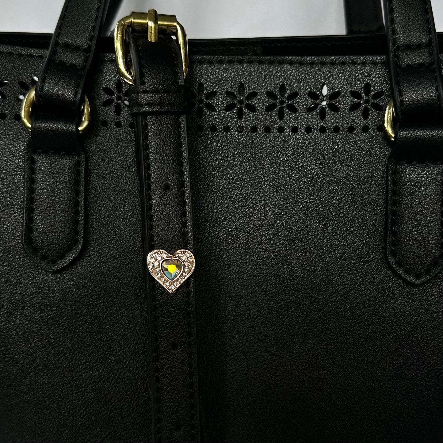 Gold Heart Bag and Belt Jewelry Charm